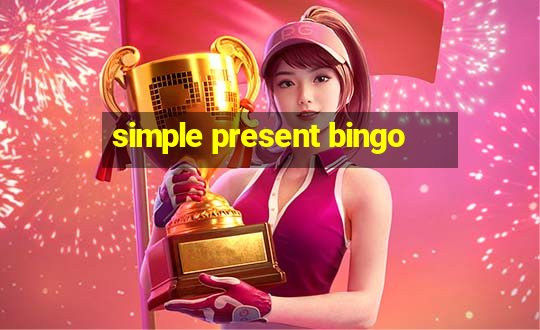 simple present bingo