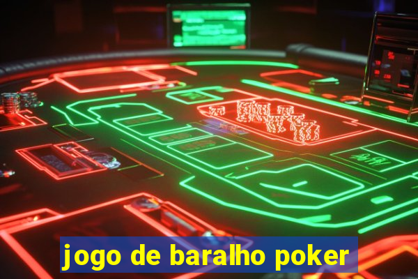 jogo de baralho poker