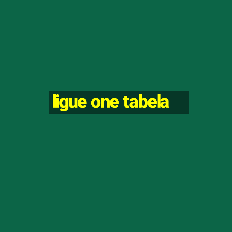 ligue one tabela