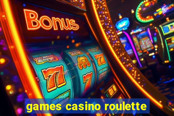 games casino roulette