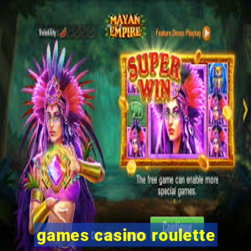 games casino roulette