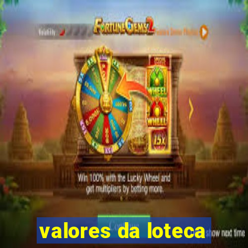 valores da loteca