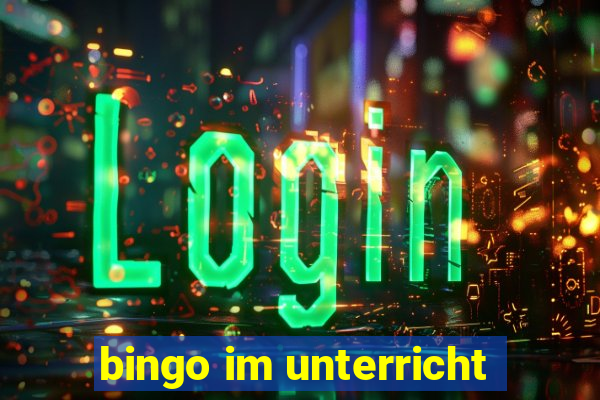 bingo im unterricht