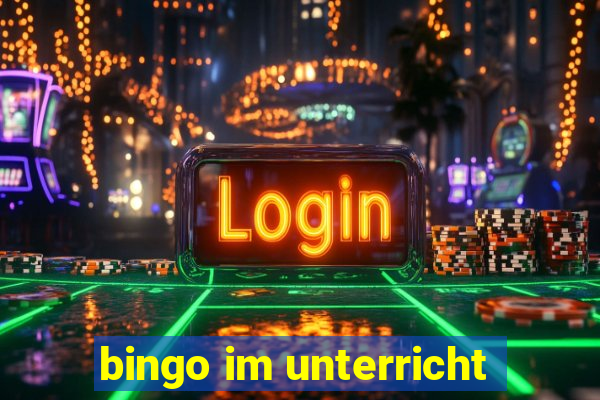 bingo im unterricht