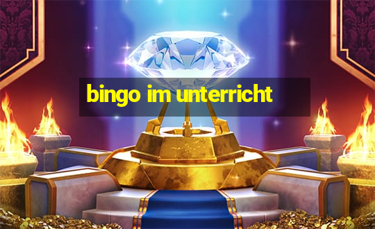 bingo im unterricht