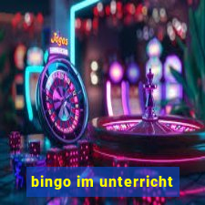 bingo im unterricht