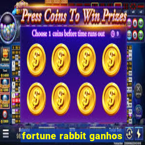 fortune rabbit ganhos