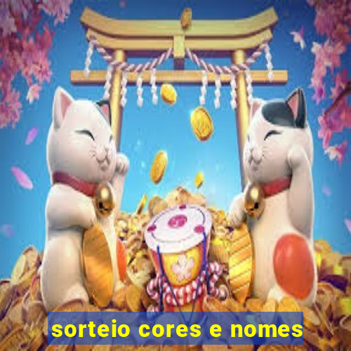 sorteio cores e nomes