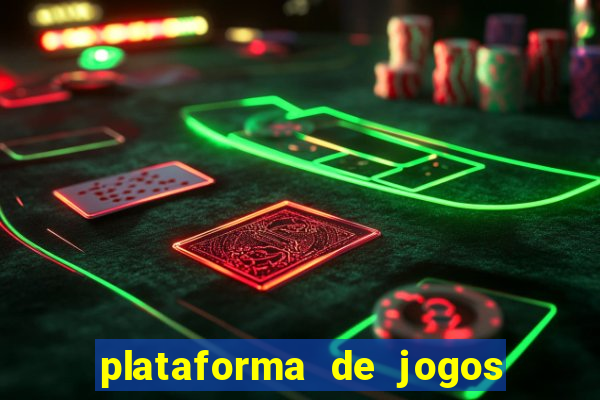 plataforma de jogos nova pagando