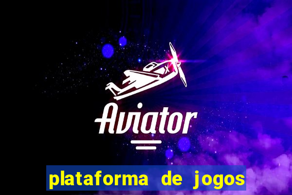 plataforma de jogos nova pagando