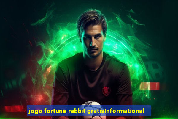 jogo fortune rabbit gratisInformational