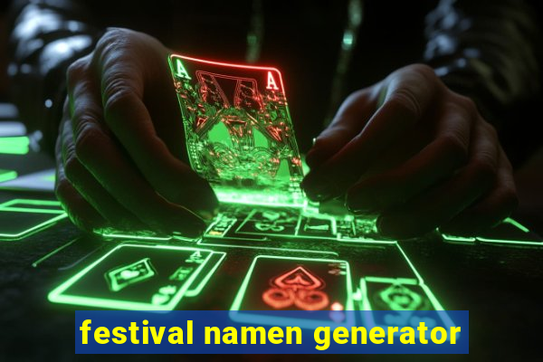 festival namen generator