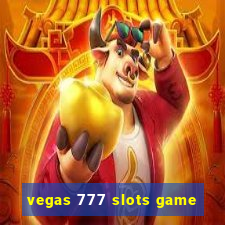 vegas 777 slots game