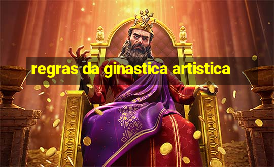 regras da ginastica artistica