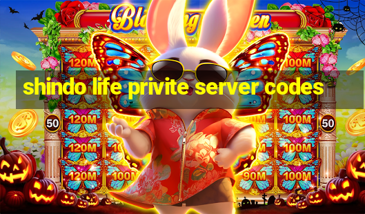 shindo life privite server codes