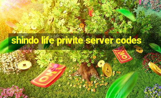 shindo life privite server codes