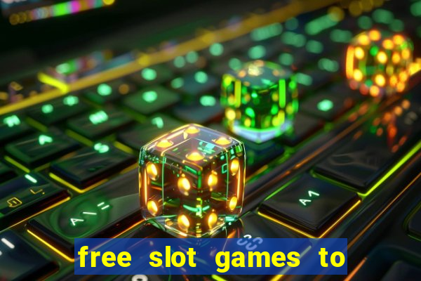 free slot games to win real money