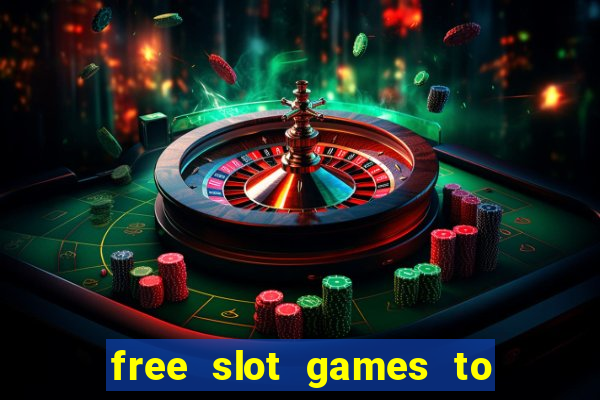 free slot games to win real money