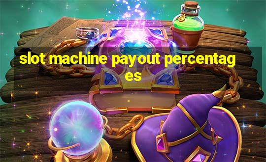 slot machine payout percentages