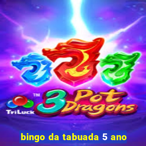 bingo da tabuada 5 ano