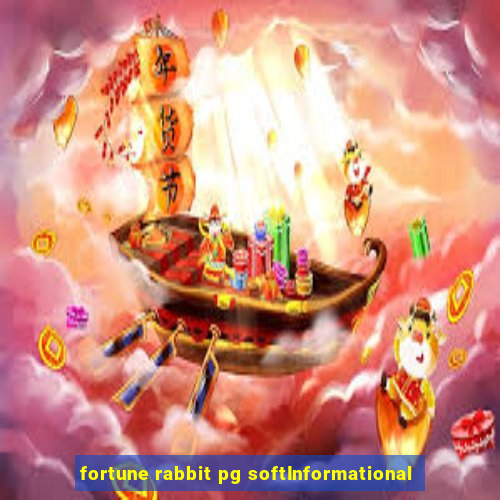 fortune rabbit pg softInformational