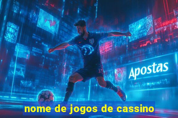 nome de jogos de cassino