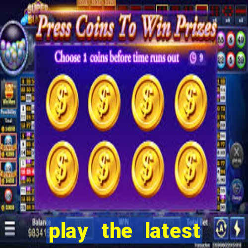 play the latest casino games with marsbet