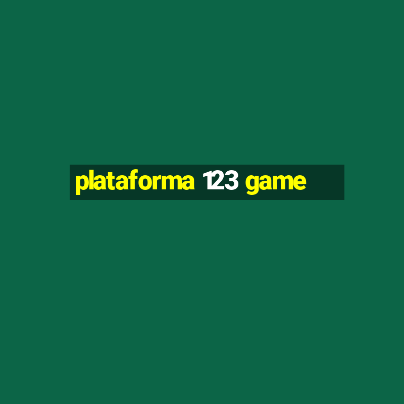 plataforma 123 game