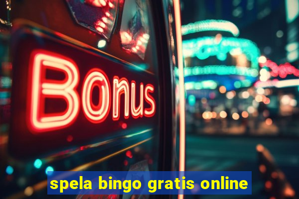 spela bingo gratis online