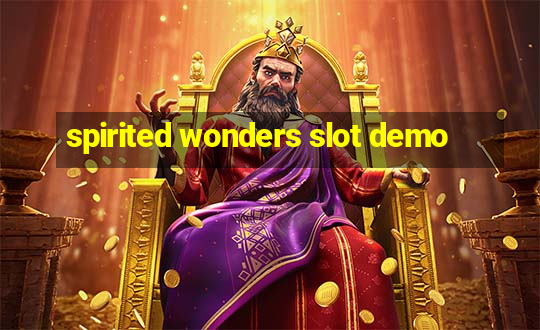 spirited wonders slot demo