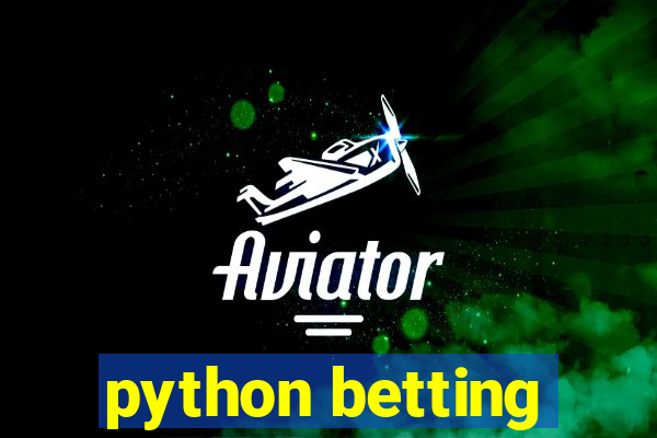 python betting