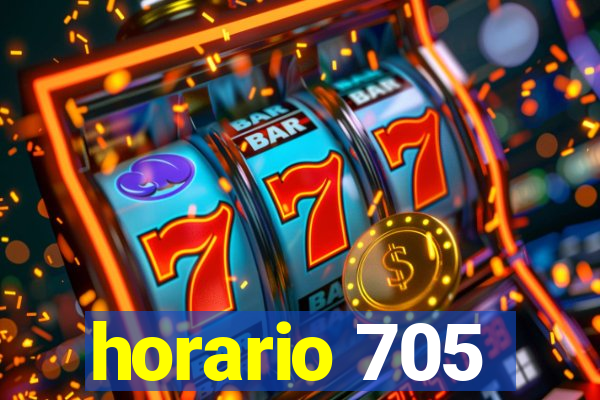 horario 705