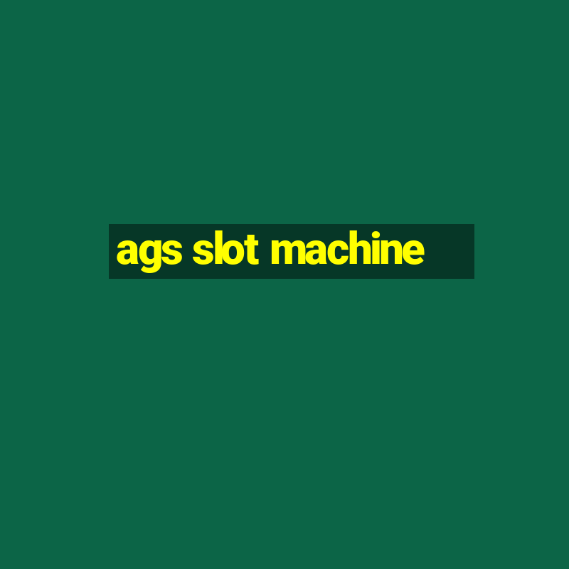 ags slot machine