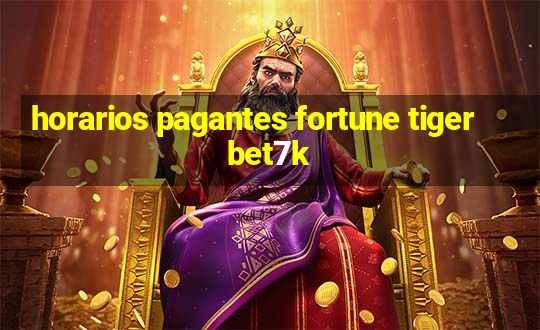 horarios pagantes fortune tiger bet7k