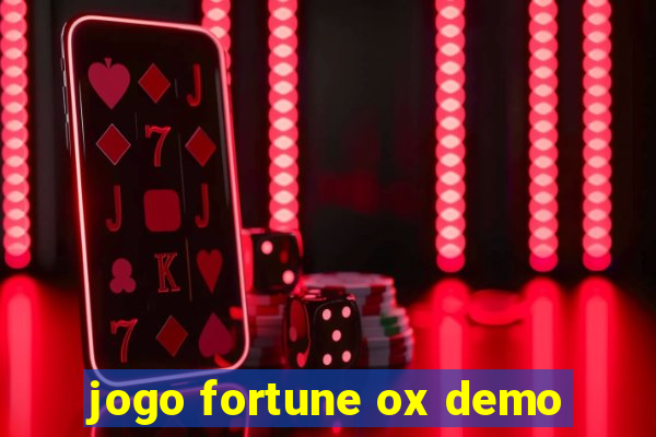 jogo fortune ox demo