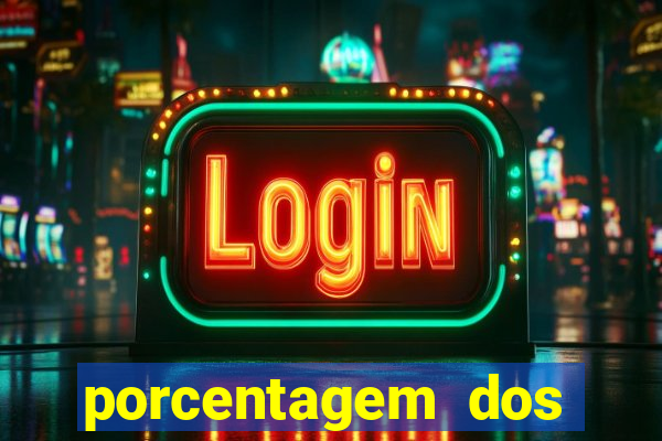 porcentagem dos joguinhos slots