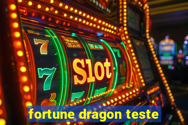 fortune dragon teste