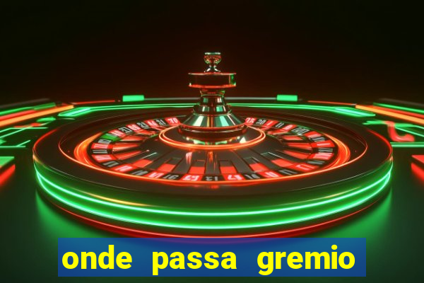 onde passa gremio x operario