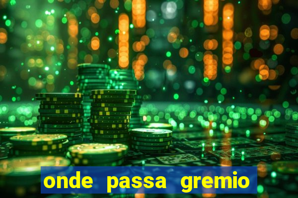 onde passa gremio x operario