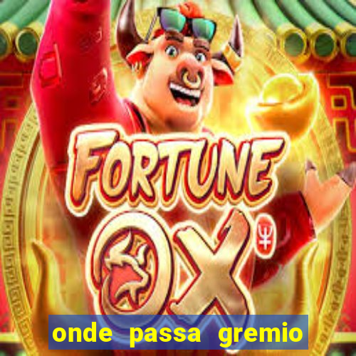 onde passa gremio x operario