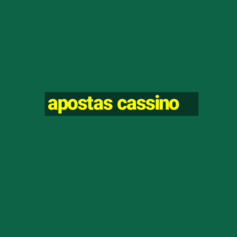 apostas cassino