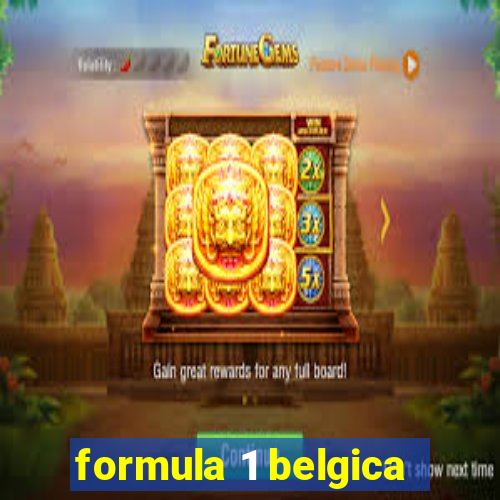 formula 1 belgica