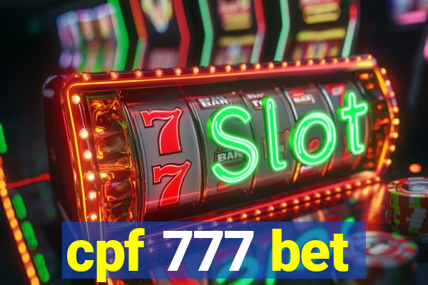 cpf 777 bet