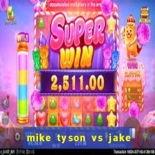 mike tyson vs jake paul onde assistir