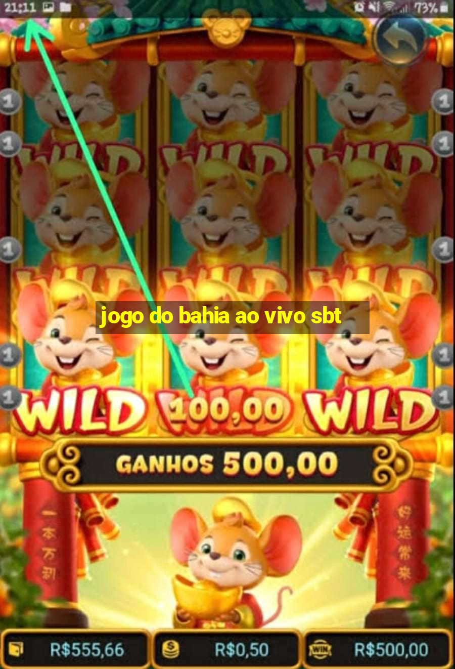 jogo do bahia ao vivo sbt