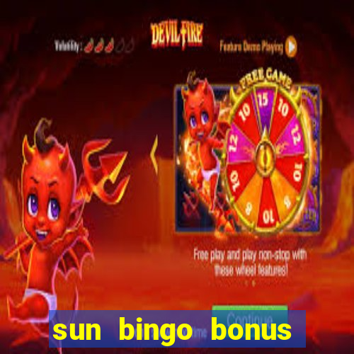 sun bingo bonus terms and conditions