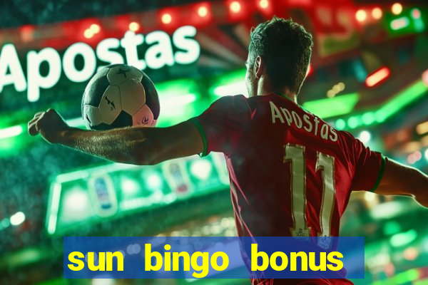 sun bingo bonus terms and conditions