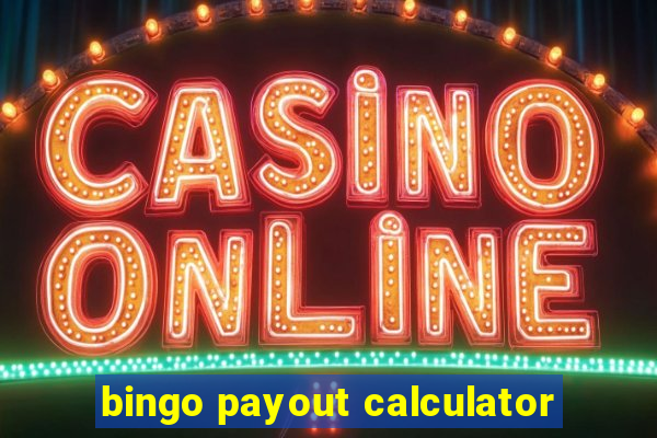 bingo payout calculator