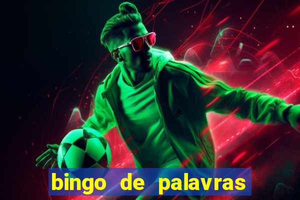 bingo de palavras para 3 ano