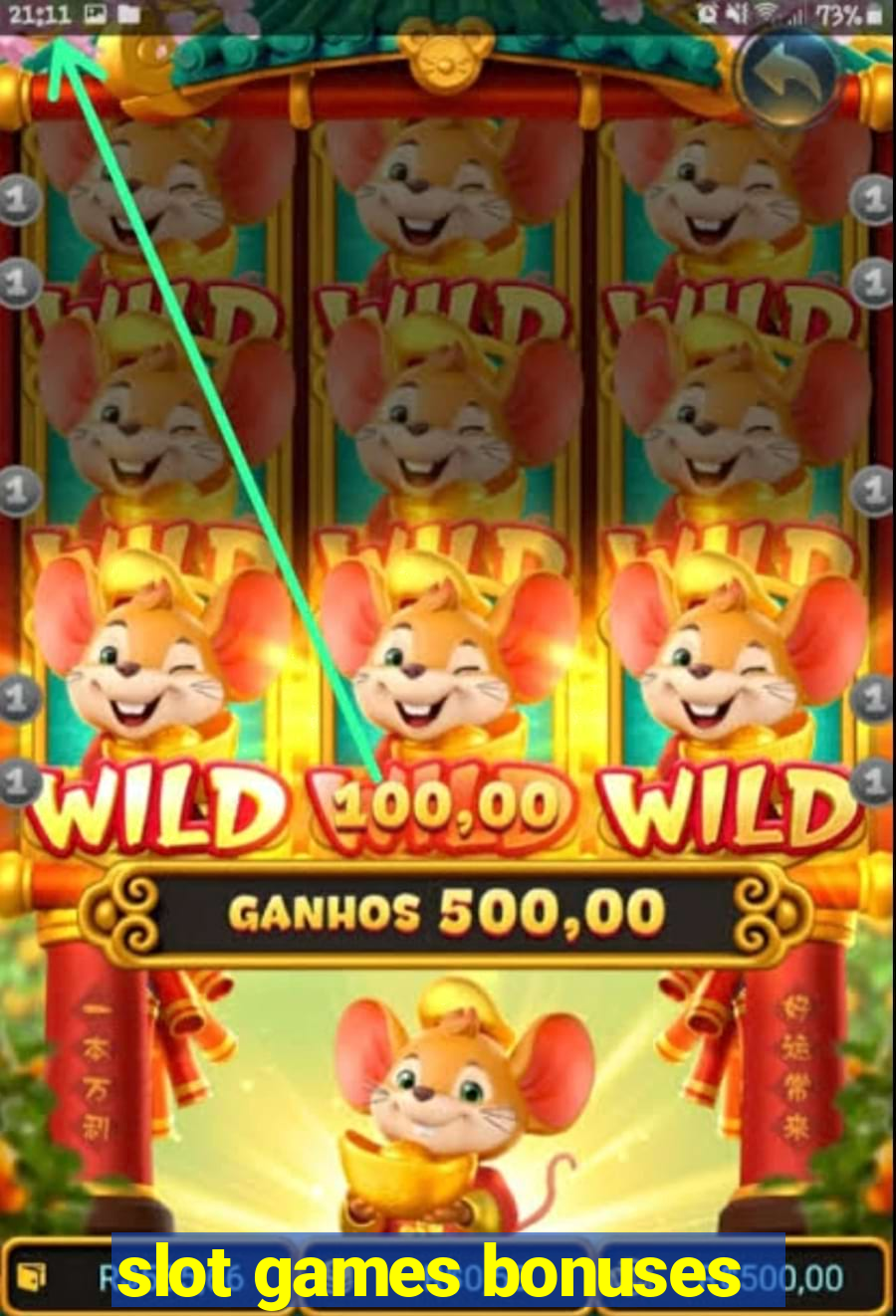 slot games bonuses